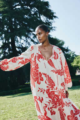 H&M - Women White Voluminous Dress