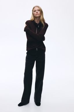 H&M - Women Grey Wide High Jeans