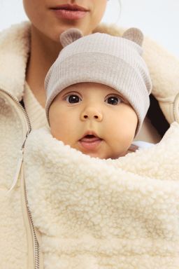 H&M - Women Beige Mama Before & After Babywearing Teddy Jacket