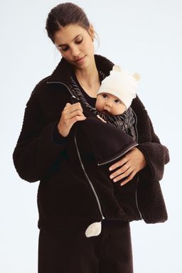 H&M - Women Brown Mama Before & After Babywearing Teddy Jacket