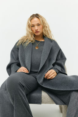 H&M - Women Grey Mama 2-Piece Ribbed