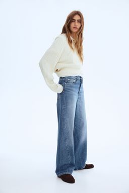 H&M - Women Blue Low Waist Jeans