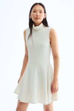 H&M - Women White Turtleneck Dress
