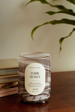 H&M - Grey Scented Candle In Glass Holder