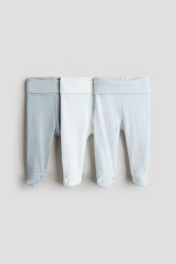 H&M - Boys 3-Pack Foldover-Waist Leggings