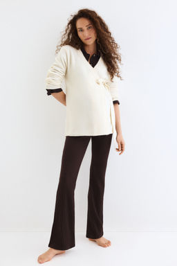 H&M - Women White Mama Before & After Wrapover Cardigan