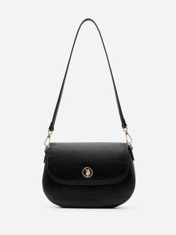 U.S. POLO ASSN. - Lin Black crossbody Handbag with Solid Finish