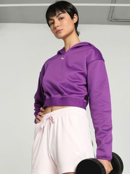 Puma - Strong Power Fleece Women Purple Hoodie