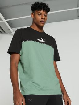 Puma - Essentials Block X Tape Men Multicolor T-Shirt