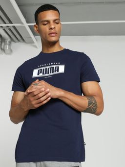 Puma - Varsity Graphic Men Blue T-Shirt