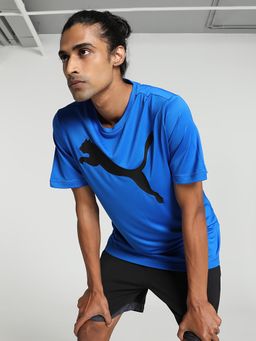 Puma - Active Big Logo Men Blue T-Shirt