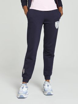 Puma - Graphic CH Women Blue Joggers