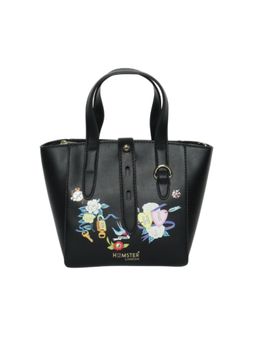 Hamster London - Millionaire Victoria Black Medium Handbag