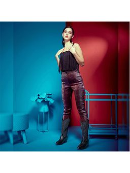 Saint G - Stitched Black Leather Handcrafted Boots