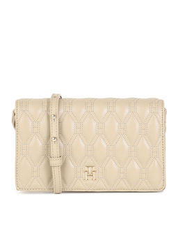 Tommy Hilfiger - Th Refined Flap Crossover Bag - Beige