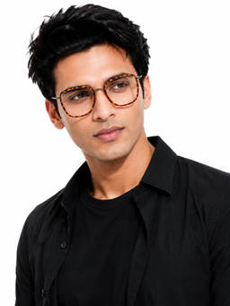 ROYAL SON - Square Men Women Spectacles Frame Blue Ray Cut Lens - SF0015-C4