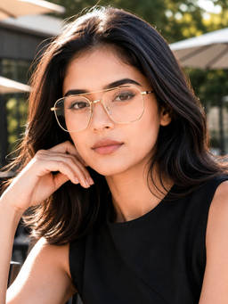 ROYAL SON - Square Men Women Spectacles Frame Blue Ray Cut Lens - SF0020-C3