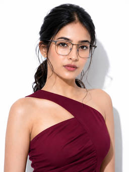 ROYAL SON - Square Gun Black Eyewear for Men Women Sf0086-C1-Frame