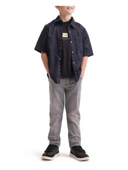 RARE ONES - Grey Cotton Blend Slim Fitjeans