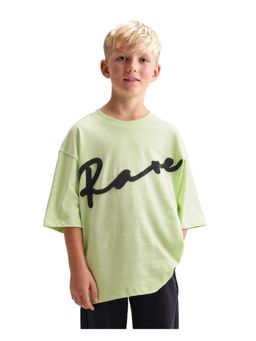 RARE ONES - Yellow Oversized Embroidery T-Shirt