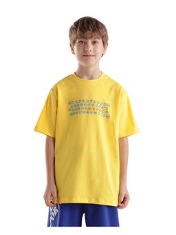RARE ONES - Yellow Graphic Printed Regular T-Shirt