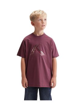 RARE ONES - Purple Sticker Print Regular T-Shirt