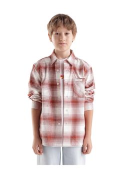 RARE ONES - Rust Relax Fit Check Shirt