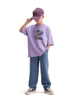 RARE ONES - Blue Panelled Solid Pant