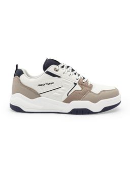 Red Tape - Men Colorblocked Beige and White Sneakers