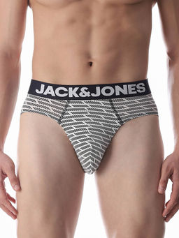 Jack & Jones - Men Printed White Brief