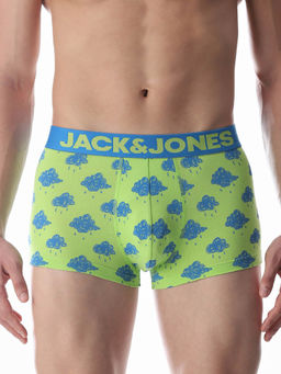 Jack & Jones - Men Printed Green Trunk