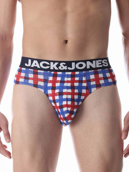 Jack & Jones - Men Checks Multicolor Brief