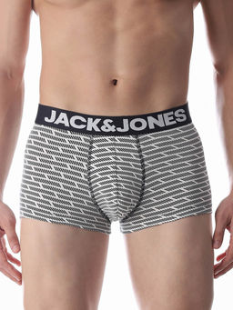 Jack & Jones - Men Printed White Trunk