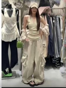 Loveable Creations By Muskan - Elan Beige Co-ord Set