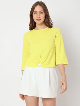 VERO MODA - Women Casual Wear Yellow Top