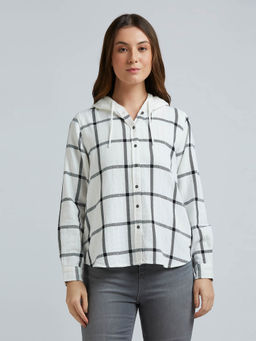 Pepe Jeans - White Check Full Sleeve Shirt