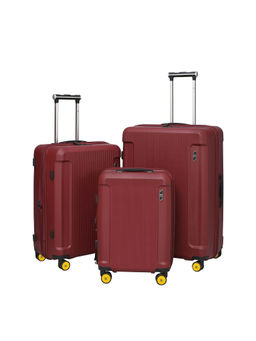 EUME - Nomad Cabin Medium Large Luggage-Set of 3 Carmine Red