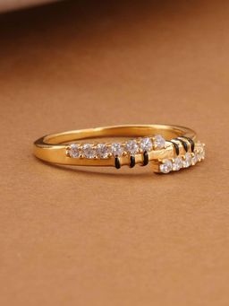 Palmonas - 925 Sterling Silver Modern 925 Sterling Silver Mangalsutra Ring for Women