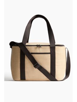 H&M - Beige Straw-Look Cool Bag