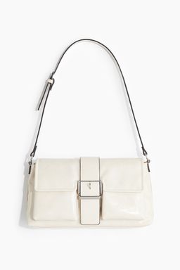 H&M - Women White Coated Shoulder Bag