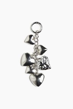 H&M - Women Silver Heart-Pendant Bag Charm