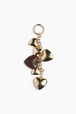 H&M - Women Gold Heart-Pendant Bag Charm