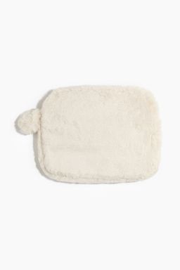 H&M - Women Beige Fluffy Laptop Case