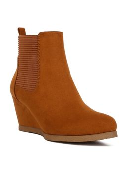 London Rag - Wedge Heel Ankle Length Boots