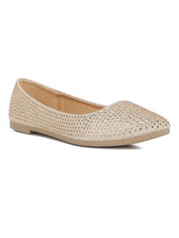 London Rag - Rhinestone Studded Ballet Flats