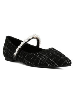 London Rag - Mowie Tweed Mary Jane Ballet Flats