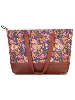 Zouk - Women's Handcrafted Paisley Printed Shoulder Tote Bag