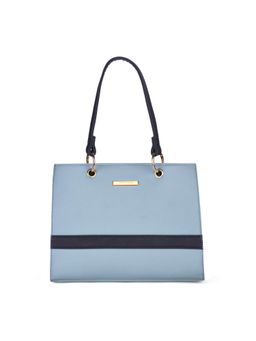 Caprese - Small Pale Blue Casual Satchel Handbag