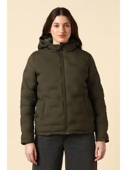 Allen Solly - Women Olive Solid Jacket