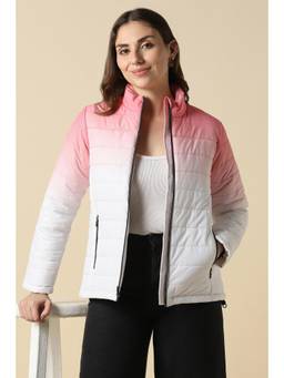 Allen Solly - Women Pink Textured Jacket
